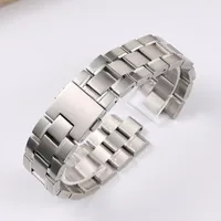 Nieuwe 20 mm 22 mm zilveren massief roestvrijstalen horlogeband voor tag heuer vast gebogen eind implementatie gesp. Bracelet voor mannen logo 01