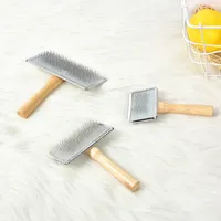 Pet Dog Grooming Ambs Cat Hair Remover Brush Stainless Steel Cogs Dematting Combing Shedding Groomer Trimmer Tool 20220531 T2