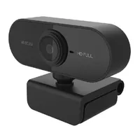 Webcams PC FHD 1080P Webcast Caméra d'ordinateur Caméra en direct Stéréo Webcam Autofocus avec microphone pour ordinateur de bureau pour ordinateur portable