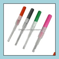 Kits de piercing Conjunto de agulhas de cateter de 50pcs agulhas esterilizadas 14g 16g 18g 20g Drop Deliver