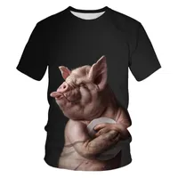 Men&#039;s T-Shirts Men&#39;s 3D Animal Print Short Sleeve T-shirt Casual Wear Various Sizes Sportswear 2022Men&#039;s