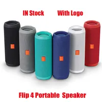 Flip 4 Bluetooth Speaker Portable Mini Wireless Flip4 Outdoor Waterproof Subwoofer Speakers Support TF USB Card With
