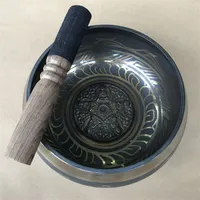 7 다른 크기의 티베트 노래 그릇 네팔 불교 그릇 음악 노래 그릇 사운드 치유 요법 요가 명상 의식 보울 220816