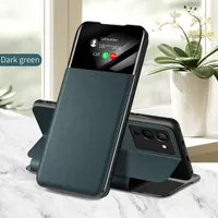 Flip Book Cases voor Infinix Hot 12 Play 12i Zero X Pro X Neo Case Smart View Window Card Bescherming Wallet Lederen Infinix Note 12 G96 Cover