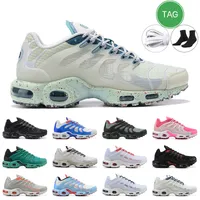 TN Running Shoes Men Women Terrascape Plus Triple White Black Laser Blue Multi Color Wolf Grey Mens Trainer Sports Sneakers