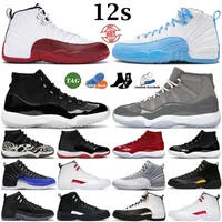 Basketball Shoes Mens Jumpman 11s Cool cinza criado Concord 11 12s 12 Playoffs Royalty Utility Gold 13s Court Purple Men Women Sneakers