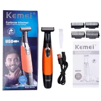 Epacket Kemei KM-1910 Electric shaver USB rechargeable mens shaver body wash reciprocating squeeze tooth blade335S