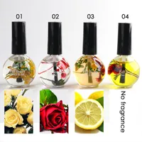 15 ml de fleurs séchées adoucisseur Nutritional Cuticule Huile Traitement Nutritive Gel Polish Nail Art Care Skin Beauty Tool 127