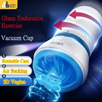 New Leten Realistic Vagina rotatable Sucking Masturbator Cup Cup Pene Endurance Machine Sexy Machine Toys For Man