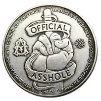 Typ 187Hobo Morgan Dollar Bastel Schädel Zombie Skelett handgeschnitzte kreative Kopiermünzen Messing Ornamente Home Dekoration Accessoires