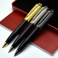 Promocja Wysokiej jakości seria R CA Black Metal Ballpoint Pen More Style Unikalny projekt biurowy biuro papiery papiernicze piszące gładkie długopisy 19 kolor