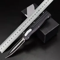 High Qualitybutterfly Automatyczne noże B07 podwójna akcja kieszonkowa 440C Blade taktyczne noże na zewnątrz przetrwania z OR220H