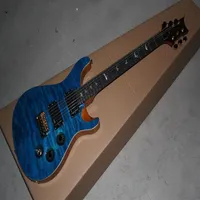 PRS PRS PRS EBONY DIFELOBLO FLEAM en la cabeza del cuerpo Guitarra eléctrica EMG Pickups Guitar274d