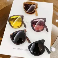 Sunglasses Fashion Polarized Folding Portable Driving Glasses For Women Men Sun Blocking Lightweight H9Sunglasses