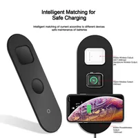 Bezprzewodowa ładowarka indukcyjna ładowanie pad ładowania stacja dokowania kompatybilna dla słuchawek smartfonowych iwatch