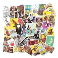 Wall Stickers 60pcs pack Tarot Graffiti Waterproof For Notebook Motorcycle Skateboard Computer Mobile Phone Cartoon Toy Trunk