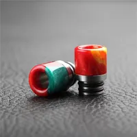 510 Drip Tip Rainbow Honeycomb Resin Mouthpiece for 510 Thread Tanks Wide Bore Drippers TFV8 Baby Ego Aio Melo Freighta19272j