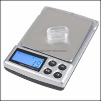 Kl-01 échelle numérique 2000g x 0.1g Mini Pocket gramme de bijoux électroniques Balances de pesage de la cuisine NCE LCD affichage Drop Drop Delivery 2021 Testerers Me