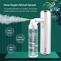 Ckeyin 0,3 mm mini nano nano compressore aria ossigeno macchina per il viso idratante sprappamento a nebbia spray pistola bellezza per la cura della pelle aerogramma 220505 220505