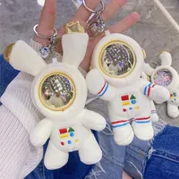 Keychains B36D Spaceman Astronaut Toys Dolls Key Chain Charm Pendant Decor voor zak Car Keychain Keyrings ornament Smal22