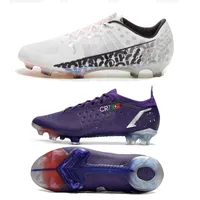 Mercurial Vapores 14 Elite FG Zooms Ultra SE Soccer Shoes Portugues Purple White Black Volt Spectrum Crimson X Prism Dark Raisin Dragonfly Football Cleats