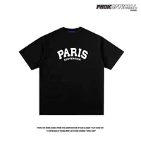 Balencaigass 디자이너 티셔츠 Phok Paris 오리지널 디자인 여름 뉴 라운드 넥 느슨한 패션 브랜드 짧은 슬리브 티셔츠 남자 면화 다목적