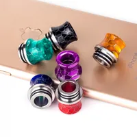 810 DRIP TIPS SNAKE SKINFORM EPOXY HESDIE TRIE BORE Rostfritt stål TFV8 Big Baby TFV12 Prince 810 Atomizers grossist i lager