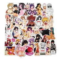Car sticker 100pcs Mixed Sexy Girl Hentai Stickers Anime Waifu Pinup Bunny Vinyl Decals for Otaku Adults Laptop Phone Case Cup Bom8809764