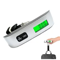 Energy Power 50kg 110lb Mini Lage Scale Digital Electronic Travel Weighs Portable Suitcase Scales Hook Steelyard Balance Weight Tool