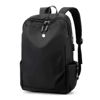 LL Mochila Bolsas de yoga mochilas para laptop viajar al aire libre bolsas deportivas impermeables para adolescentes gris negro
