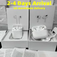Generation 3 AirPods Earphones AirPods H1 Chip Byt namn på GPS Trådlös laddning av Bluetooth-hörlurar Pods 2 Earbuds 2nd Generation Headset AirPods Pro in-Ear Detection