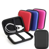 Hand HDD Carry Case USB Flash Hard Drive Disk Bärande fodral Pouch Bag för PC Laptop Earphone Storage Bags208H250K