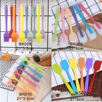 Baking & Pastry Tools Silicone Heat Resistant Oil Brush Scraper High Quality Food Grade Healthy And Safety Spatula Cake Tool
