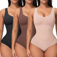 Women&#039;s Shapers Faja Shapewear For Women Invisible Body Shaper Slimming Belly Underwear Weight Loss Waist Trainer Tummy Control Bodysuit
