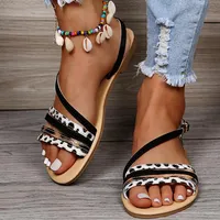 Sandals Women&#39;s Luxury 2022 Women Shoes Summer Flat Brands Woman Traf Shoe Trend Sandal Ladies DesignerSandals