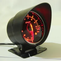 60 mm 2,5 Zoll Defi BF Style Racing Gauge Car RPM Gauge mit rotweißlicht Tachometer Sensor227f