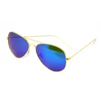 Rlei Di Men Classic Brand Retro women Mirror Sunglasses Pilot Luxury Designer Eyewear Metal Frame Sun Glasses 58mm UV Protection spectacle Glass Lens eyeglass 23