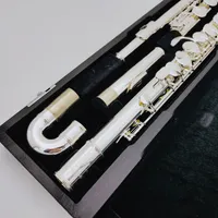 Muramatsu Alto Flute G Tune 16 Keys de trou fermé Instrument de musique professionnel plaqué Sliver avec étui