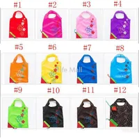 Sac de rangement de fruits créatifs portable pliable sac à provisions convivial sacs à main réutilisable 12 styles dd