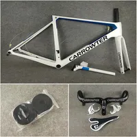 Paket för T1100 UD Carrowter V3RS Disc Carbon Road Bike Frames Styrbar Saddle Bottle Cures Bicycle Disk RameT2595