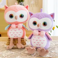2022 منتجات جديدة ألعاب Plush Owl Dolls Net Redshirts Bird Dolls Decorations Home Decoration