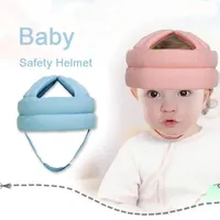 Anti-collision Cap Safety Helmet Protective Hat Anti-drop Baby Adjustable Kid Head Protection Infants Toddle Soft 0-3 Years