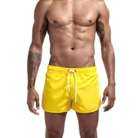 Pantalon masculin d'été décontracté hommes courts shorts de fitness de gymnase de gym