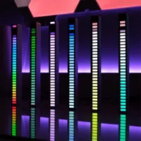 Smart Automation Modules Sound Pickup Voice Control Rhythm Light Music Beating Visualization For Desktop Computer Car RGB Bar LED Display