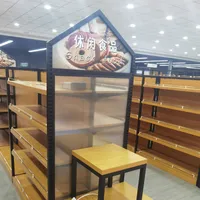 Kommerzielle Möbel Supermarktregal unterstützen Anpassungsanpassungen Großhandel Convenience Lebensmittelgeschäft Regal doppelseitig Supermarktdachdekoration