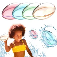 Yeni manyetik yumuşak silikon yaz göl oyuncakları plaj dövüş oyunları açık hava dolu su topları spor yeniden kullanılabilir su balonu toptan