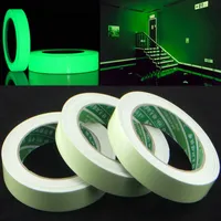 ZK30 Luminous Fluorescent Safety Glow Tape luminosa Decoração de decoração de aviso adesivo brilho fita de alarme de segurança escura