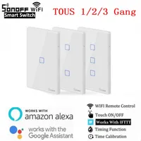 Sonoff T0 Tx EU US Smart WiFi Switches mit 1 2 3 Gang Wireless WiFi Switch für Alexa Google Home Smart Home253h