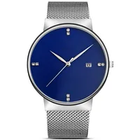 2022 Бизнес-мужчины Quartz Watches Luxury Top Brand Fashion Simple Ultra Thin Watch Mesh 316 Исследовательские часы из нержавеющей стали 316