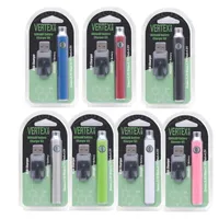 Colorful LO Vertex Battery 900mAh Vape Pen fit th205 m6t v9 Thick Oil Cartridges 510 Thread Preheating Batteries vv with USB Charger Blister Box